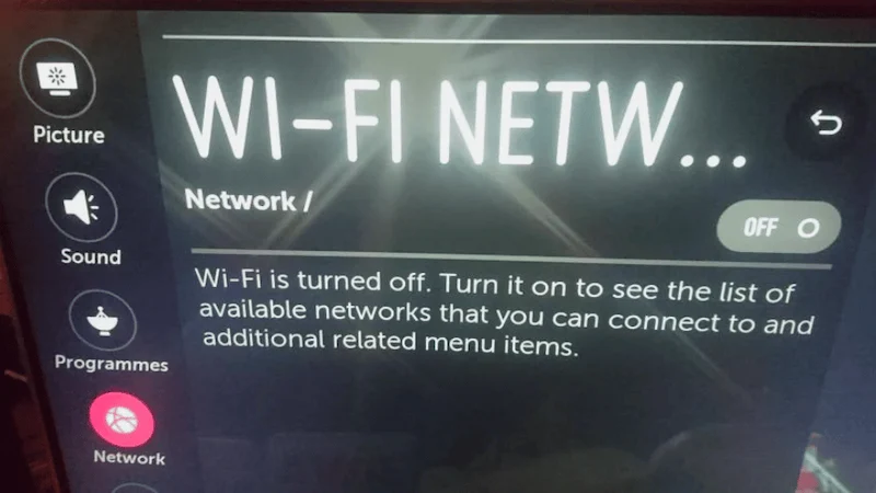 Cómo solucionar el error "WiFi Is Turned Off" de LG TV